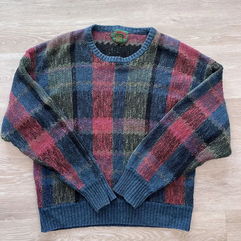VTG Boston Traders Limited Edition Linen/Cotton Blend Sweater Men's-Size L - Picture 1 of 9
